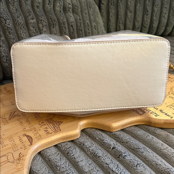 A New Day Clear Mini Slouchy Seashell 🐚 Embellished Handbag Mini Tote Bag - Picture 6 of 17